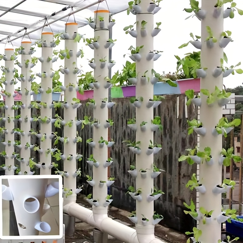 Hydroponic Tower Planter - 10 zestawów DIY doniczek hydroponicznych do