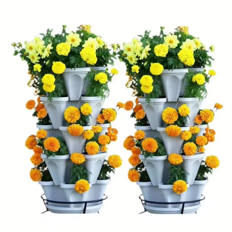 Hydroponic Tower Planter - 5-poziomowa doniczka do truskawek z samozraszaniem,