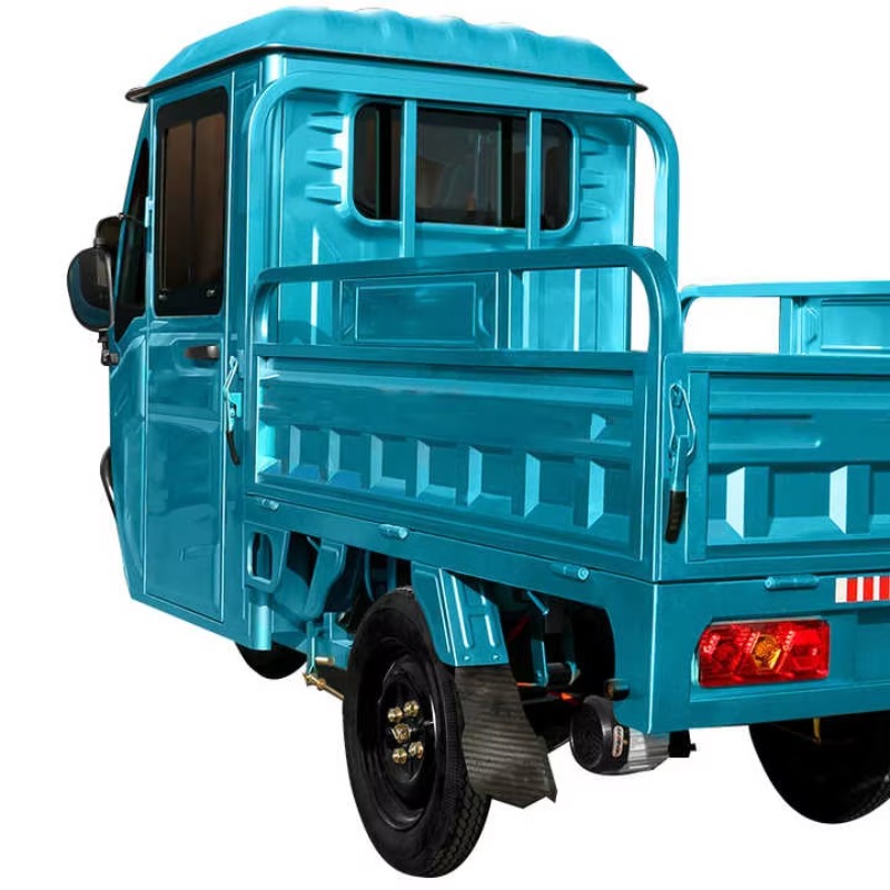 Urban Farming Business - Elektryczny trójkołowy rower transportowy z dachem