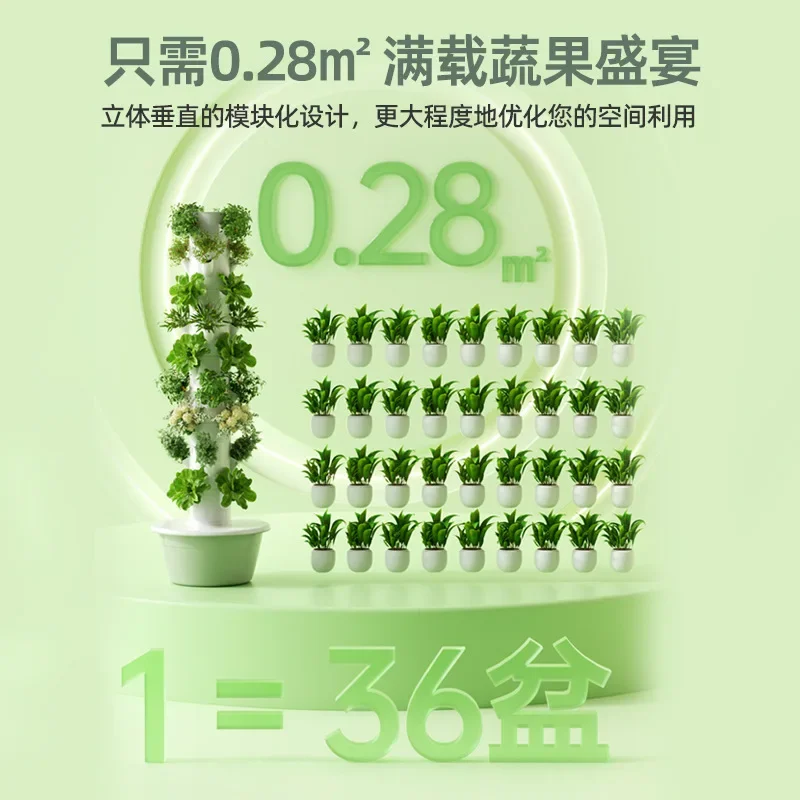 Inteligentna doniczka do warzy – Hydroponic Tower Planter recenzja i cena
