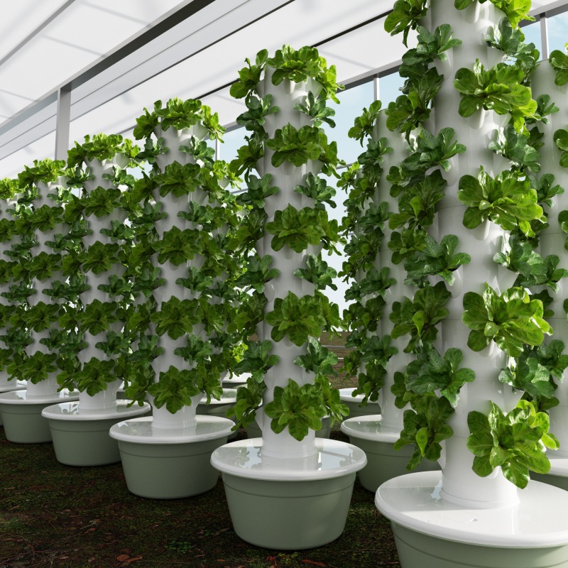 9-poziomowy hydroponiczny syst – Hydroponic Tower Planter recenzja i cena