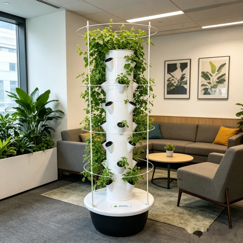 9-poziomowa aeroponiczna hydro – Hydroponic Tower Planter recenzja i cena