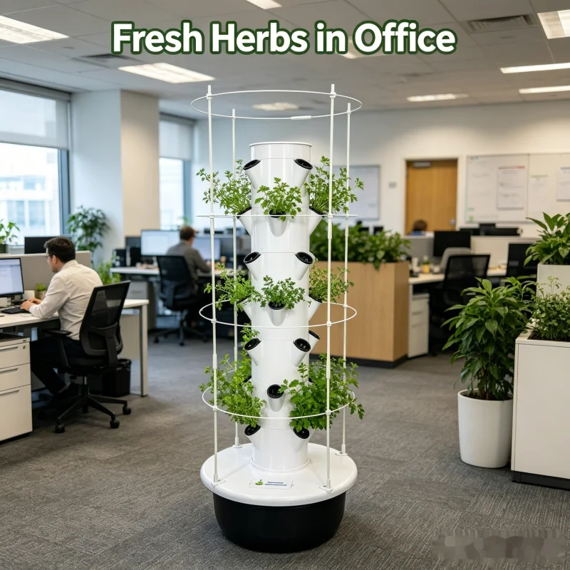 Inteligentny pionowy hydroponi – Hydroponic Tower Planter recenzja i cena