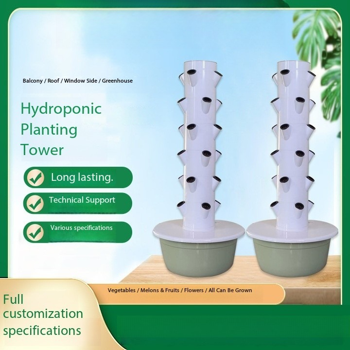 Wieża hydroponiczna z oświetle – Hydroponic Tower Planter recenzja i cena