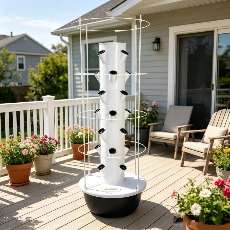 5-poziomowa pionowa hydroponic – Hydroponic Tower Planter recenzja i cena