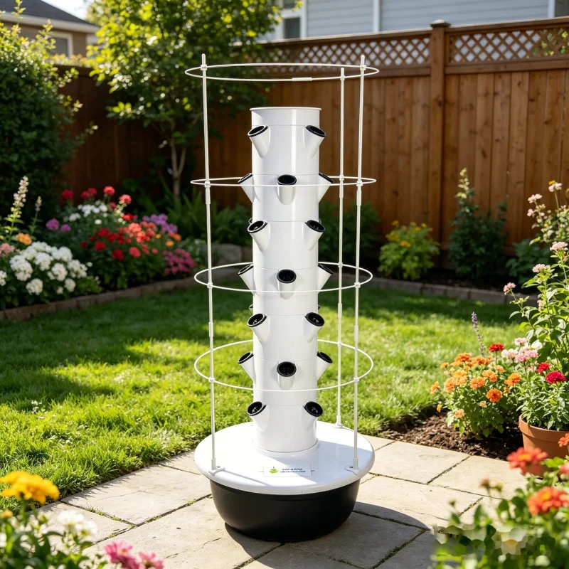 5-poziomowa pionowa hydroponic – Hydroponic Tower Planter recenzja i cena