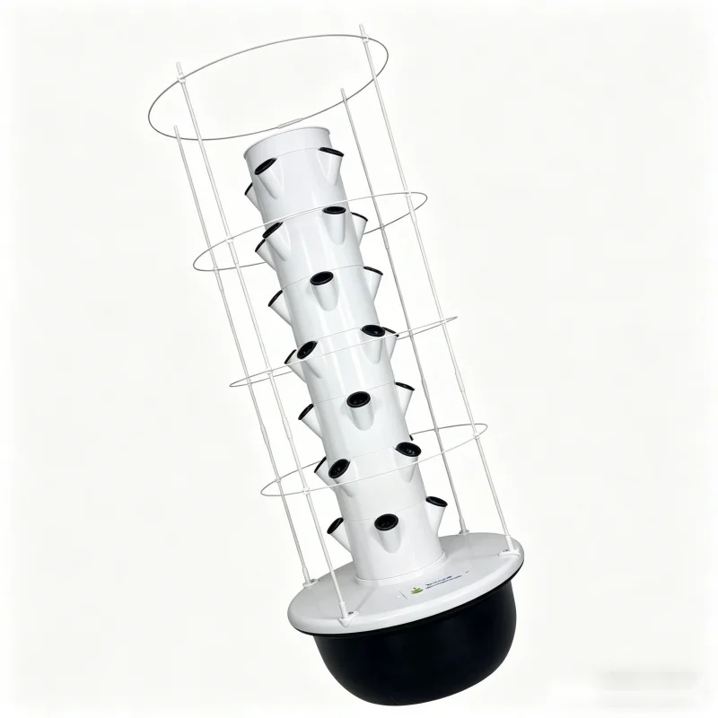 9-poziomowy hydroponiczny syst – Hydroponic Tower Planter recenzja i cena