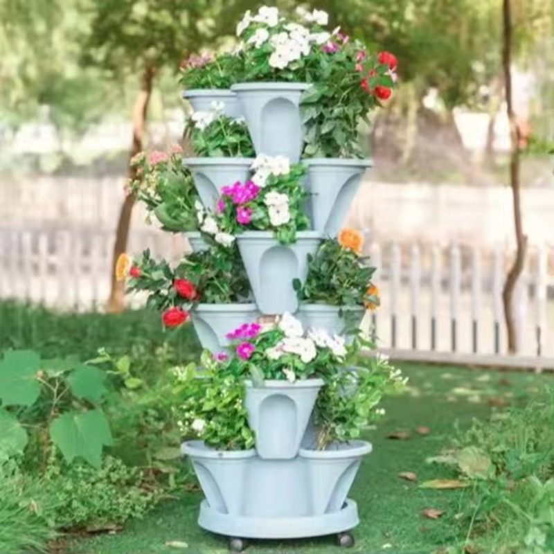 5-poziomowa doniczka do truska – Hydroponic Tower Planter recenzja i cena