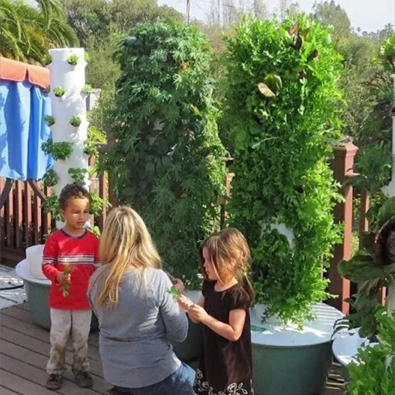Wieża do hydroponiki pionowej, – Hydroponic Tower Planter recenzja i cena